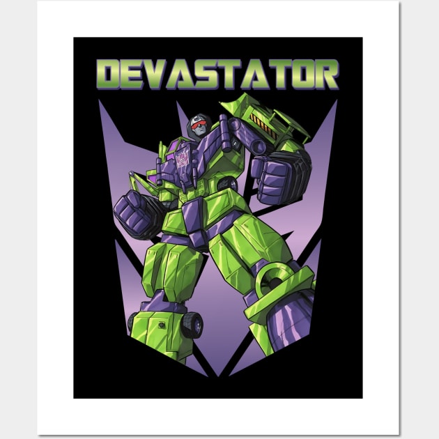 Transformers Devastator Wall Art by Pittih